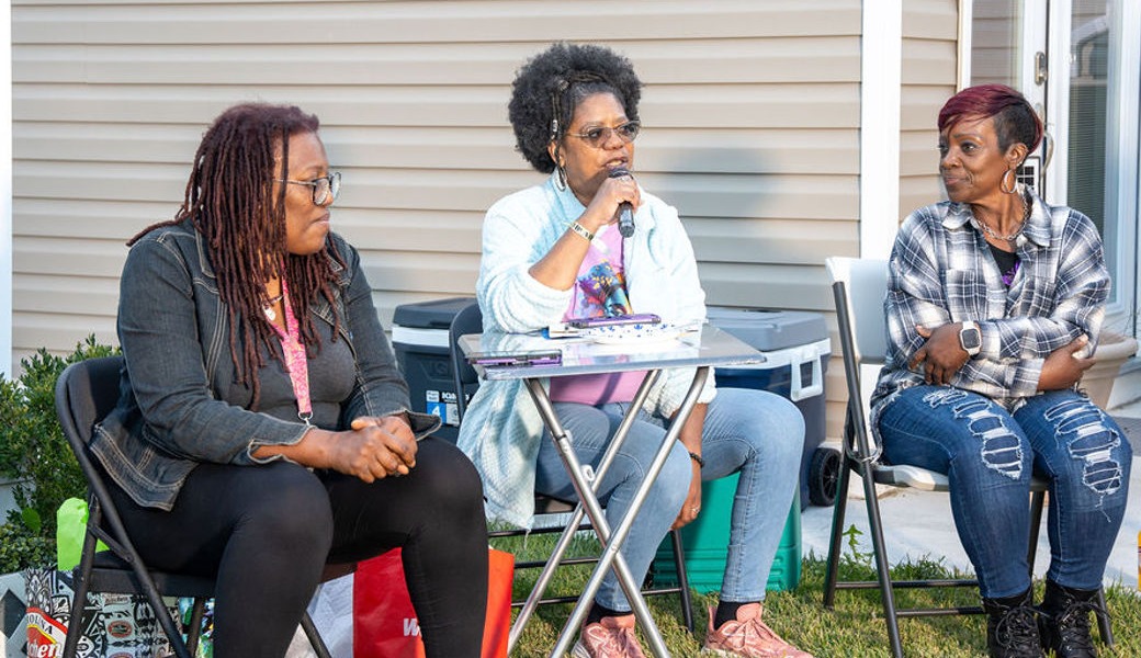 Savvy Sister community members seated together at an October event.